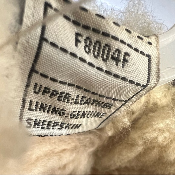 UGG Dark Brown Shearling Slip-Ons 9 - Picture 9 of 12